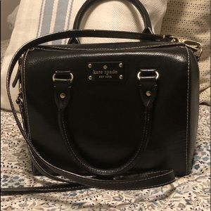 Kate Spade black leather purse